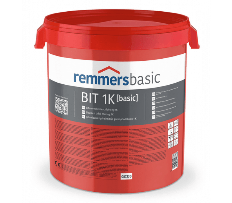 Remmers BIT 1K basic | ECO 1K - Bitumendickbeschichtung 1K
