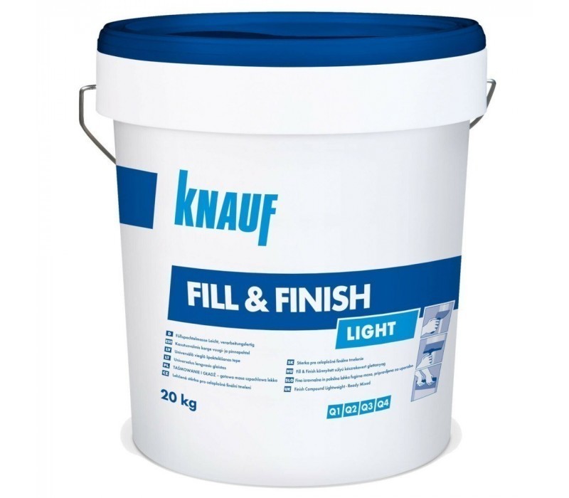 Knauf Fill & Finish Light - Füll- u. Feinspachtelmasse Leicht, 20kg