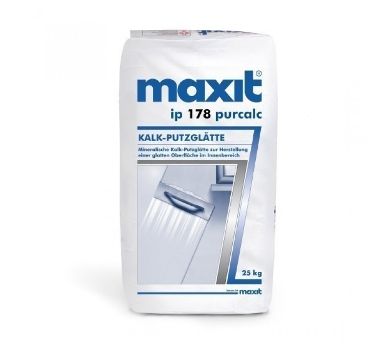 maxit ip 178 purcalc - Kalk-Glätte für Innen - 25kg