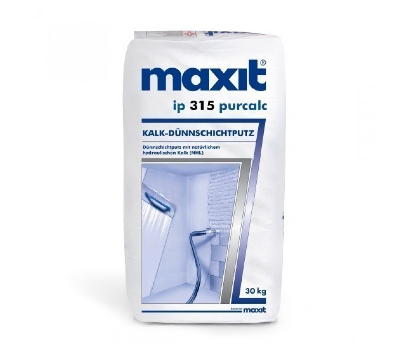 maxit ip 315 purcalc - Kalk-Dünnschichtputz für Innen - 30kg