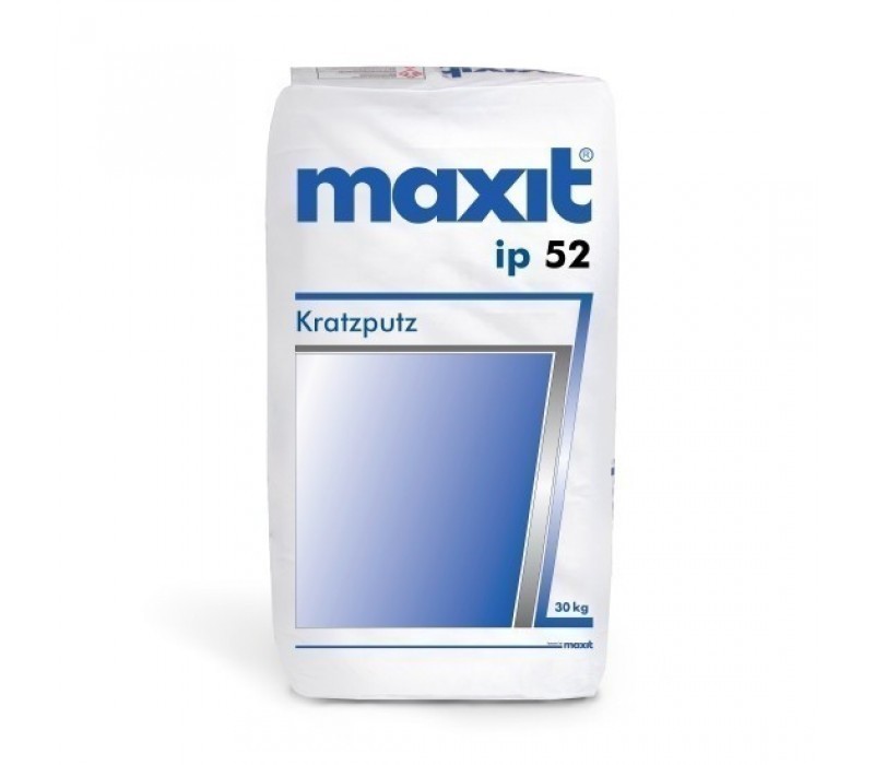 maxit ip 52 - Edel-Kratzputz, weiß, 30kg