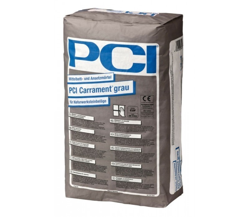 PCI Carrament - Mittelbett- u. Ansetzmörtel, grau - 25kg