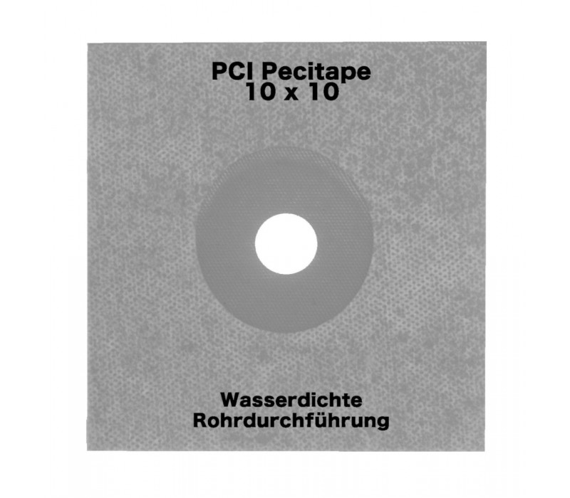 PCI Pecitape grau 10x10cm - Dichtmanschette