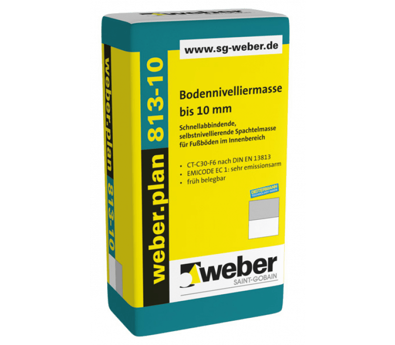 weber.plan 813-10, 25kg - Bodennivelliermasse bis 10 mm
