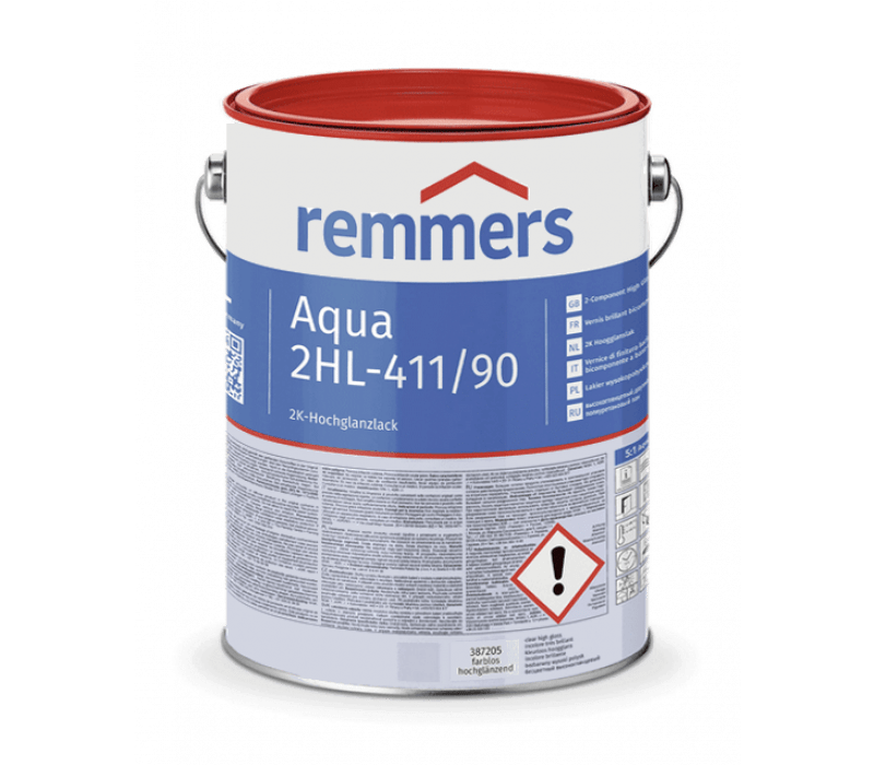 Remmers Aqua 2HL-411/90-2K-Hochglanzlack, 5l