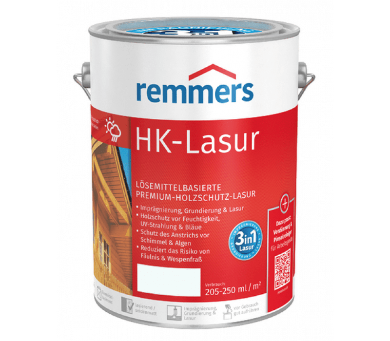 Remmers HK-Lasur - weiß, 5 ltr