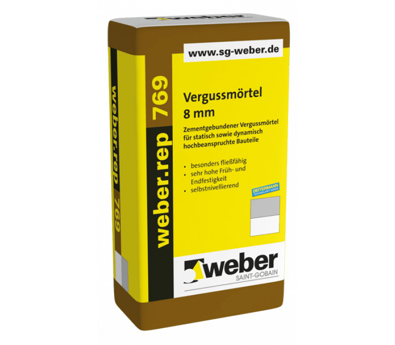 weber.rep 769, 25kg - Vergussmörtel 8 mm