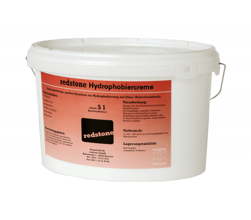 redstone Secco Hydrophobiercreme - 5ltr