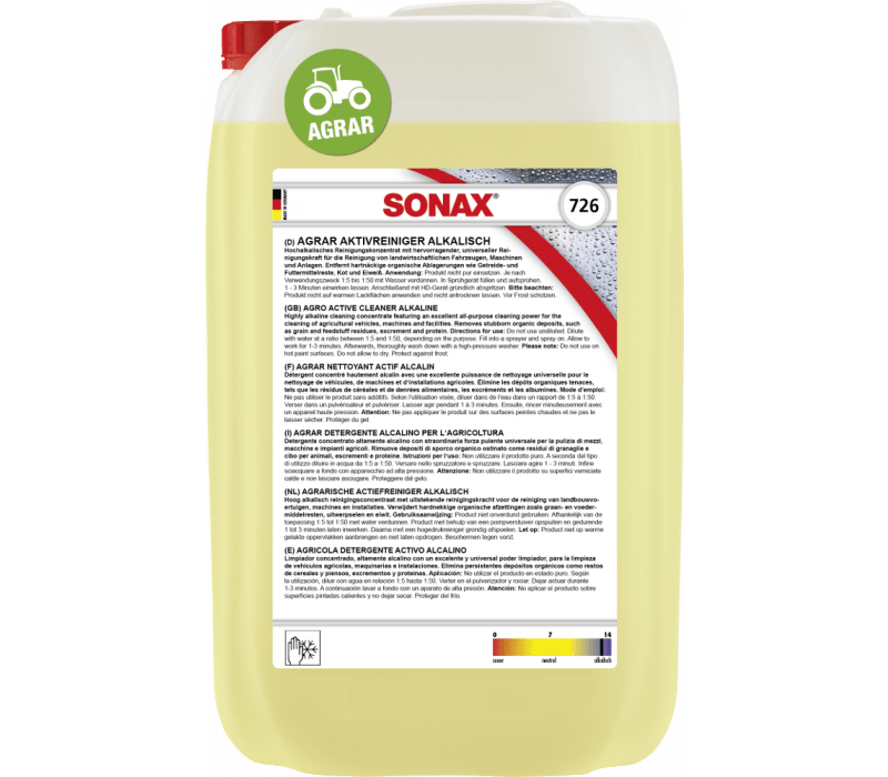 SONAX AGRAR AktivReiniger alkalisch - 25ltr