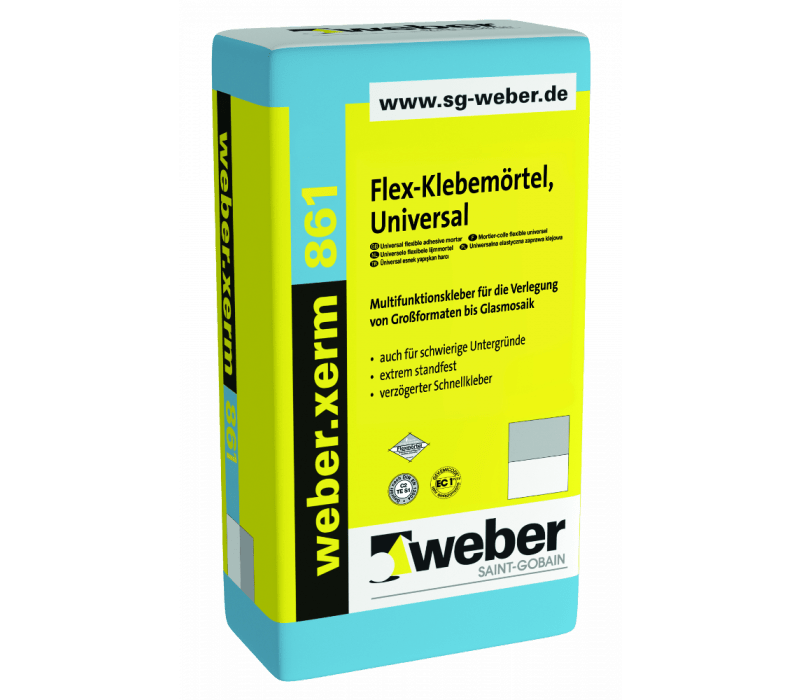 weber.xerm 861, 25kg - Flex-Klebemörtel Universal
