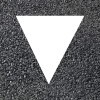 BORNIT Fertigmarkierung Dreieck, weiß - 500x600mm, 25Stück