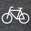 BORNIT Piktogramm Radfahrer (RMS), weiß
