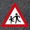 BORNIT Verkehrszeichen VZ 136 Spielende Kinder