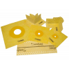 weber.tec 828 - Dichtbandsortiment "G" (gelocht) - Dehnzonenmanschette (25x25 cm) - 1Stück