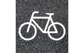 BORNIT Piktogramm Radfahrer (RMS), weiß