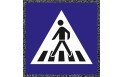 BORNIT Verkehrszeichen VZ 350 Fußgängerüberweg