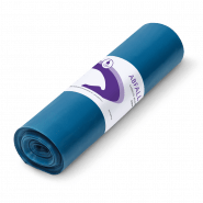 TAPIRA Top Abfallsäcke - 120ltr 75µ 70×110cm LDPE, 15Stück - blau