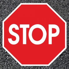 BORNIT Verkehrszeichen VZ 206 STOP-Schild