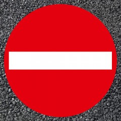 BORNIT Verkehrszeichen VZ 267 Verbot der Einfahrt