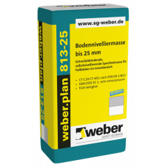 weber.plan 813-25, 25kg - Bodennivelliermasse bis 25 mm