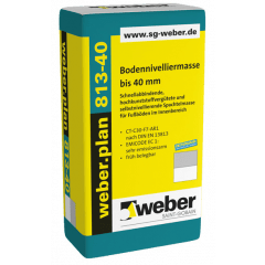 weber.plan 813-40, 25kg - Bodennivelliermasse bis 40 mm