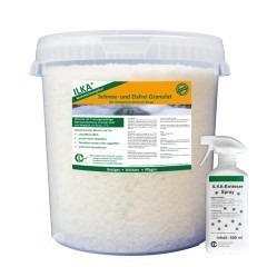 ILKA - Schnee- und Eisfrei Granulat 20kg + GRATIS Enteiser Spray 500ml