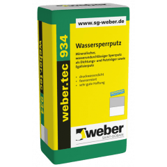 weber.tec 934, 25kg - Wassersperrputz