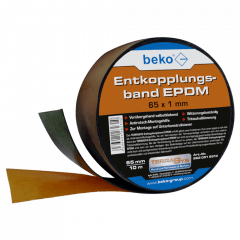 beko TERRASYS Entkopplungsband EPDM - 65mm x 1mm, 10m/Rolle