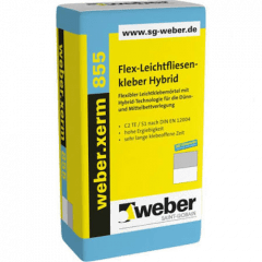 weber.xerm 855, 20kg - Flex-Leichtfliesenkleber Hybrid