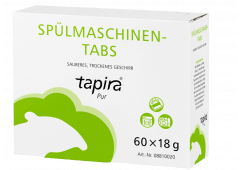 TAPIRA Pur Spülmaschinen-Tabs - phosphatfrei, 60Stück