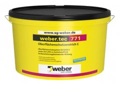 weber.tec 771 - Oberflächenschutzanstrich C, 15 ltr - RAL 7023 Betongrau