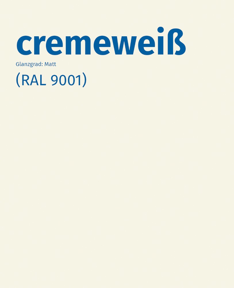 cremeweiß (RAL9001)