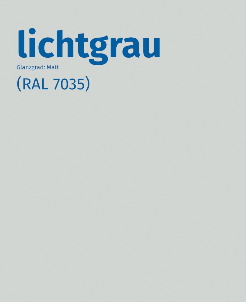 lichtgrau (RAL 7035)